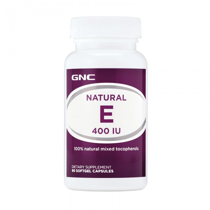 Vitamina E Naturala 400 UI Mix de Tocopheroli (90 capsule), GNC