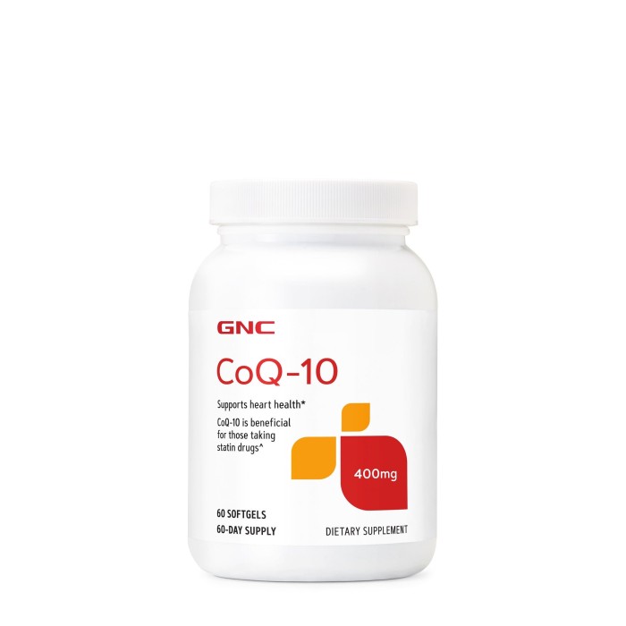 Coenzima Q-10 400 mg (60 capsule), GNC