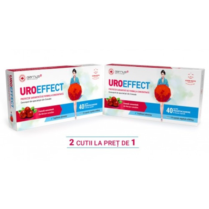 Pachet Promo 1+1 GRATUIT Uroeffect (2 x 10 capsule), Good days Therapy