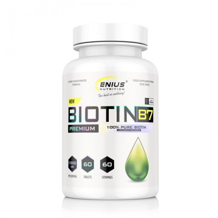 Biotin B7 (60 tablete), Genius Nutrition