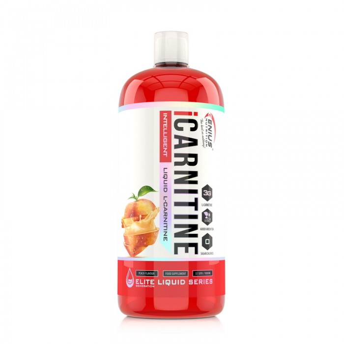 iCarnitine Liquid cu aroma de portocala (1000 ml), Genius Nutrition