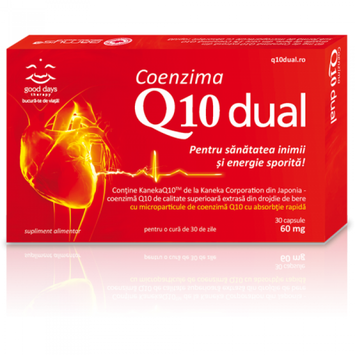 Coenzima Q10 Dual (30 capsule). Good Days Therapy