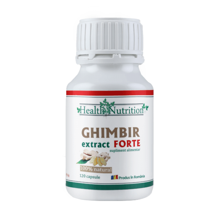 Ghimbir extract forte (120 capsule), Health Nutrition