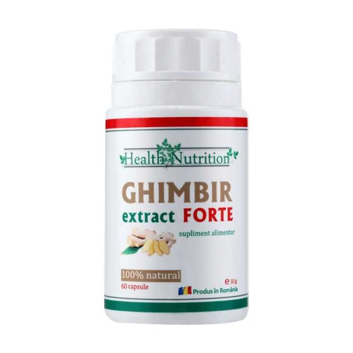 Ghimbir extract forte (60 capsule), Health Nutrition