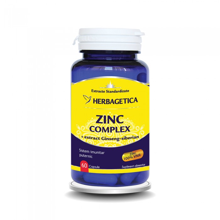 Zinc Complex (60 capsule), Herbagetica