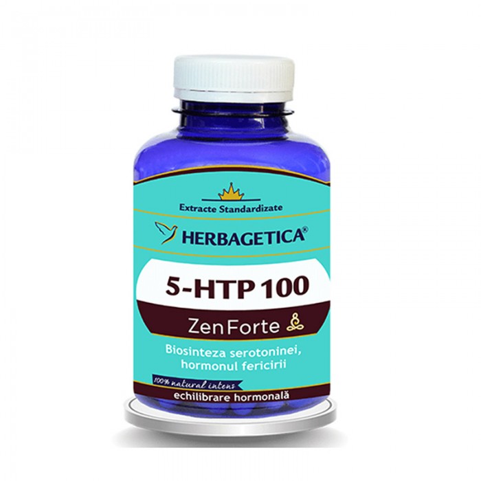 5 HTP 100 Zen Forte (120 capsule), Herbagetica