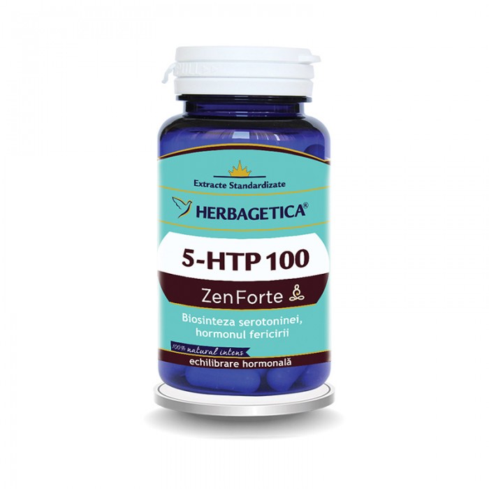 5 HTP 100 Zen Forte (30 capsule), Herbagetica