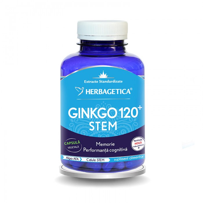 Ginkgo 120 Stem (120 capsule), Herbagetica