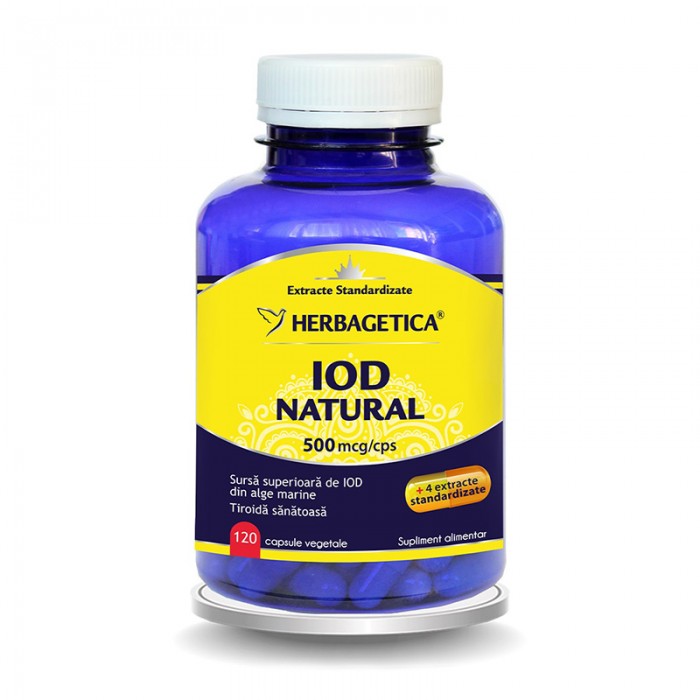 Iod Natural (120 capsule), Herbagetica
