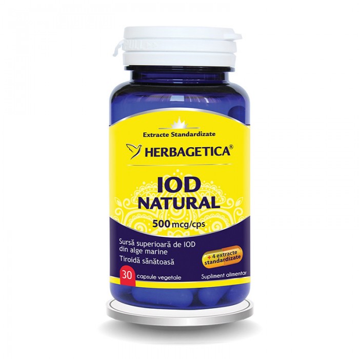 Iod Natural (30 capsule), Herbagetica