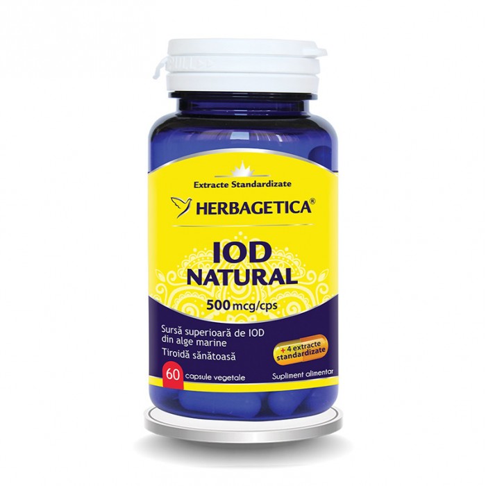 Iod Natural (60 capsule), Herbagetica