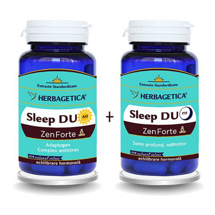 Sleep Duo AM/PM (30 capsule + 30 capsule), Herbagetica