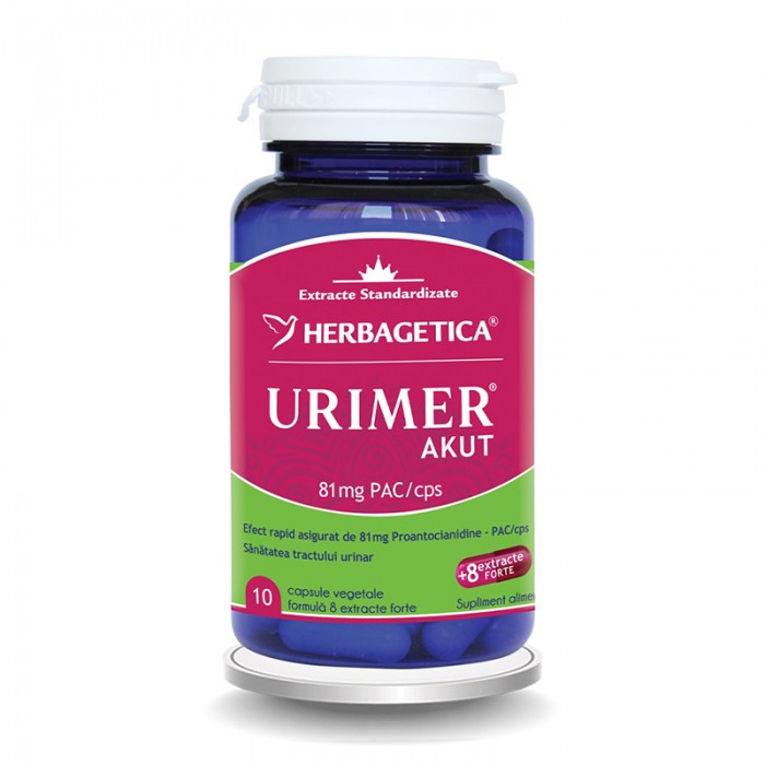 Urimer Akut (10 capsule), Herbagetica