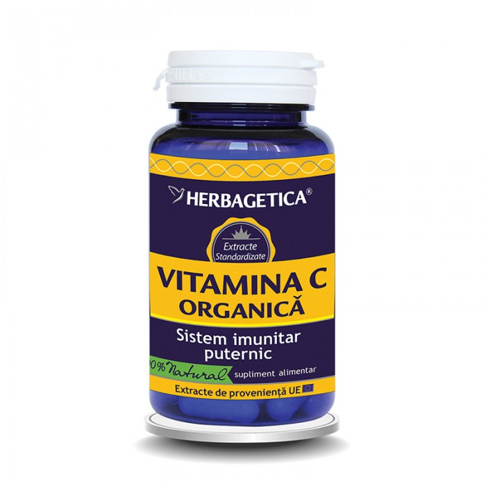 Vitamina C Organica (60 capsule), Herbagetica