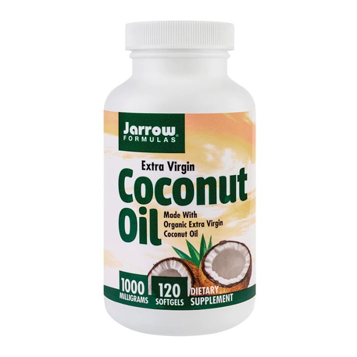 Coconut Oil Extra Virgin 1000 mg (120 capsule)