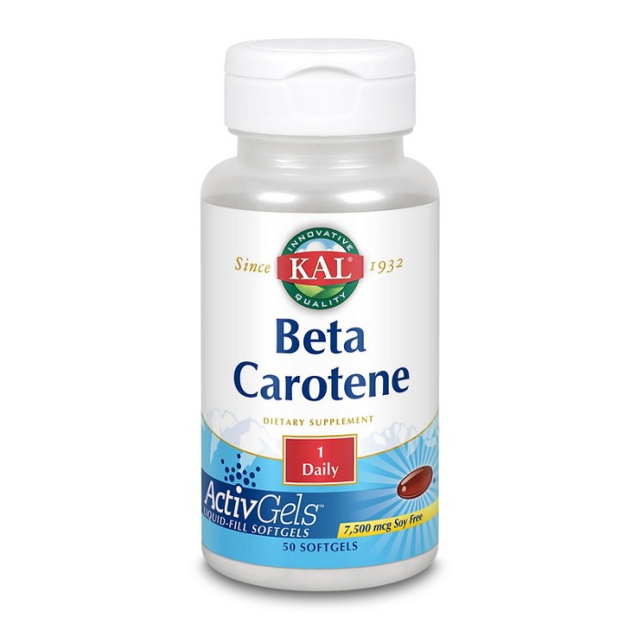 Beta Carotene 25000 UI (50 capsule)