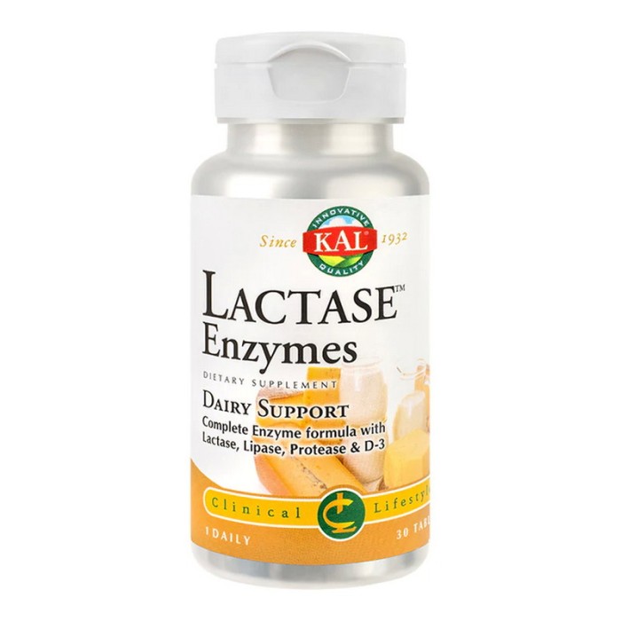 Lactase Enzymes (30 tablete), Kal