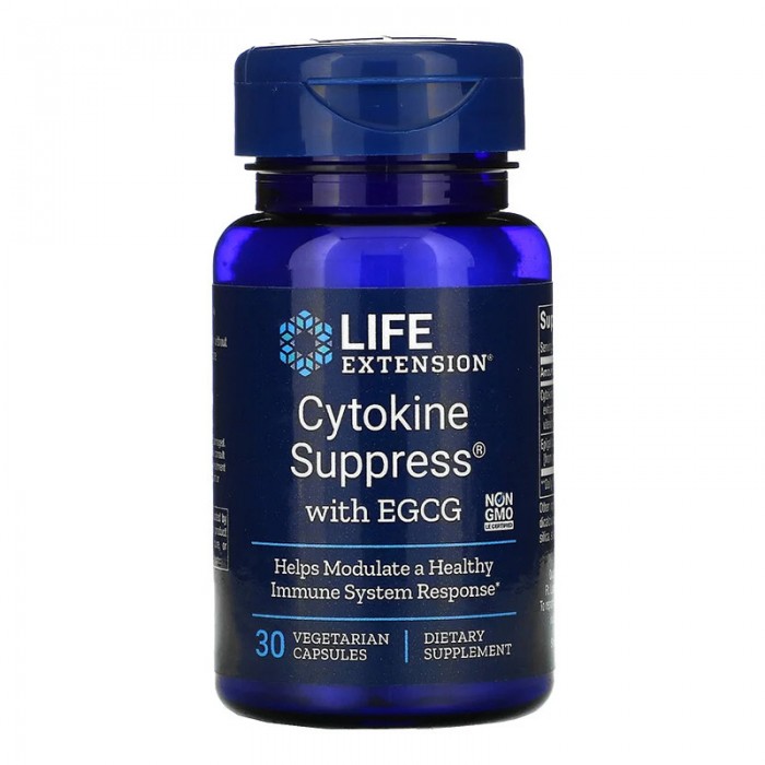 Cytokine Suppress® with EGCG (30 capsule), LifeExtension