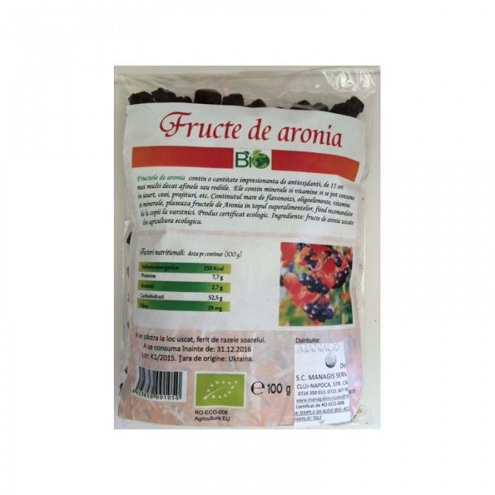Fructe de Aronia (100 grame)