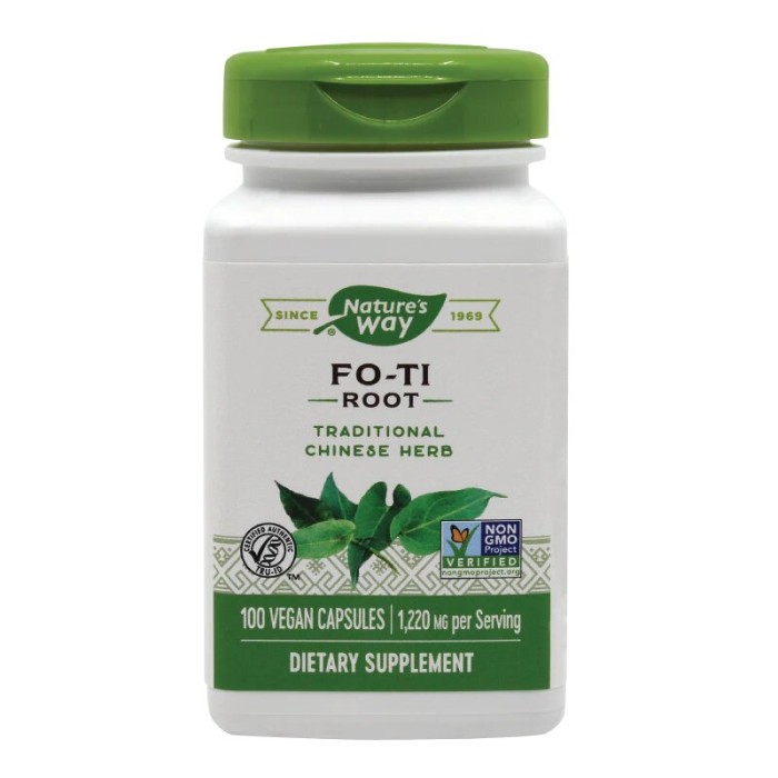 Fo-Ti 610 mg (100 capsule vegetale), Nature's Way