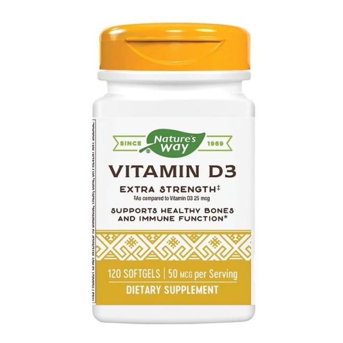 Vitamin D3 2000UI (30 capsule)