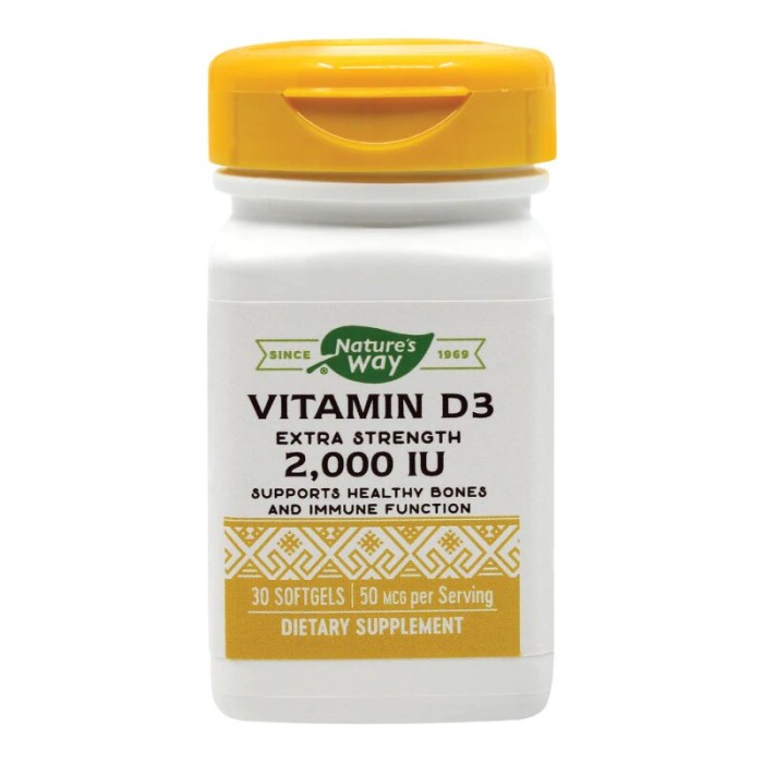 Vitamin D3 2000UI (120 capsule)