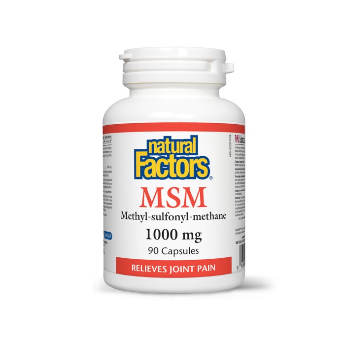 MSM 1000 mg (90 capsule), Natural Factors