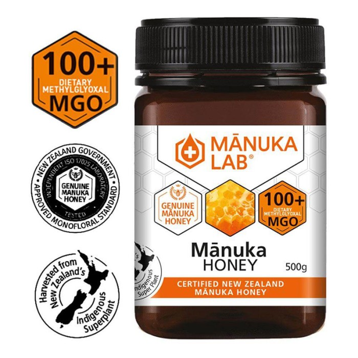 Miere de Manuka Lab MGO 100+ Noua Zeelanda (500 grame), New Zealand Manuka Group