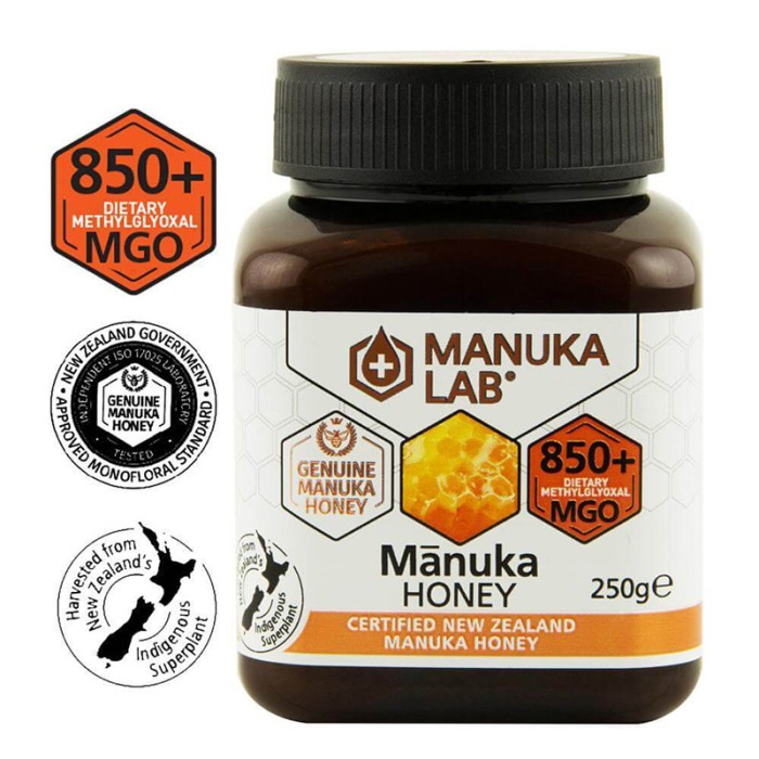 Miere de Manuka Lab MGO 850+ Noua Zeelanda (250 grame), New Zealand Manuka Group
