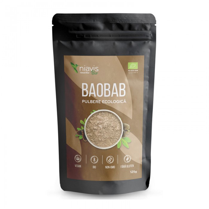 Baobab pulbere ecologica/BIO (125 grame), Niavis