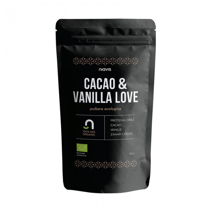 Cacao & Vanilla Love - Mix ecologic (125 grame), Niavis