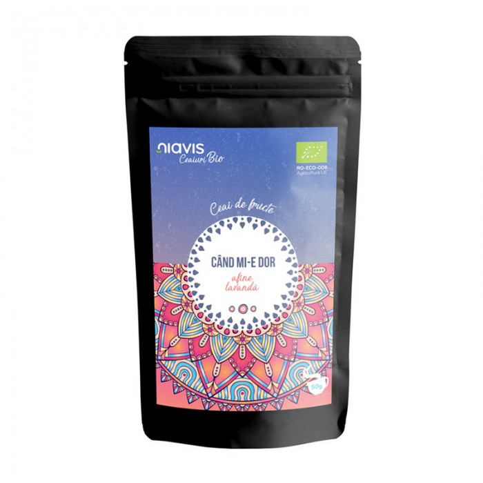 Ceai ecologic/BIO "Cand Mi-e Dor" (50 grame), Niavis