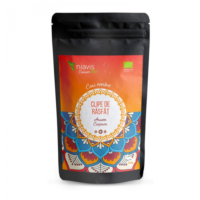 Ceai ecologic/BIO "Clipe de Rasfat" (50 grame), Niavis