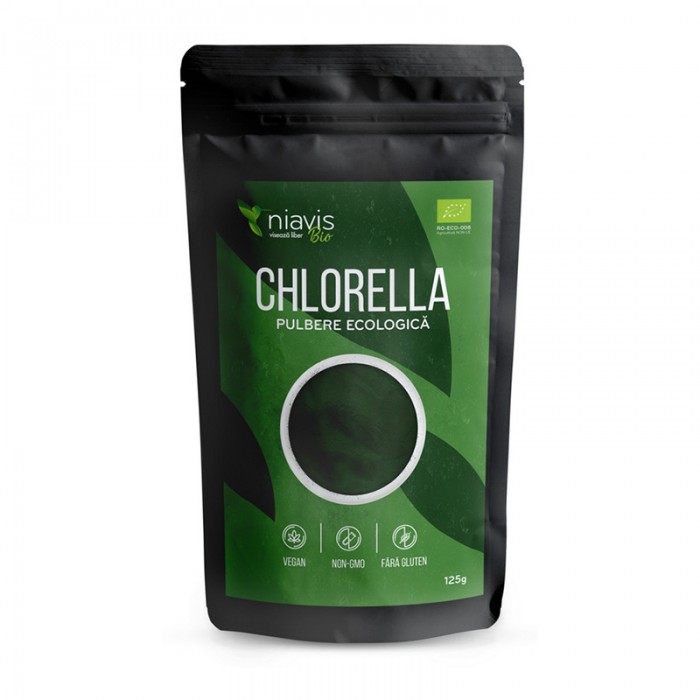 Chlorella Pulbere Organica (Bio) (125 grame)