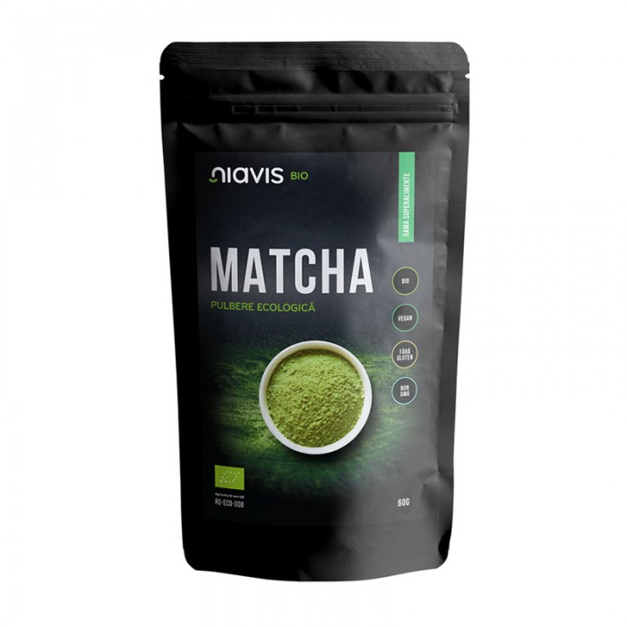Matcha pulbere ecologica/BIO (60 grame), Niavis