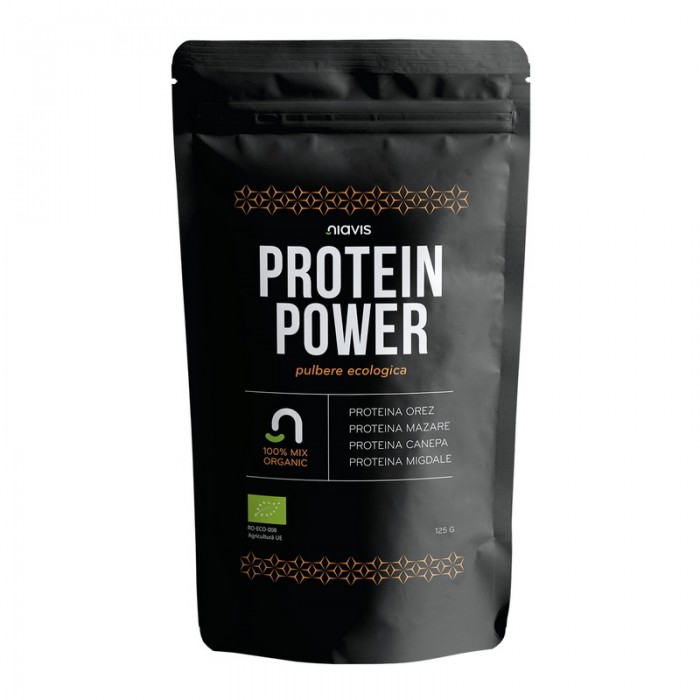 Protein Power - Mix ecologic (125 grame), Niavis