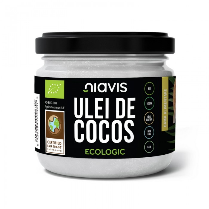 Ulei de cocos extra virgin ecologic/BIO (200g/220ml), Niavis