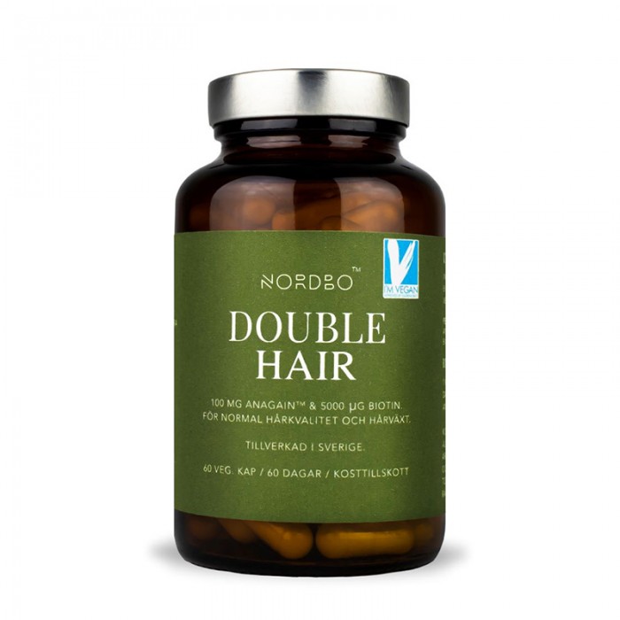 Double Hair Vegan (60 capsule), Nordbo