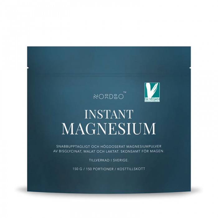 Instant Magneziu Vegan (150 grame), Nordbo