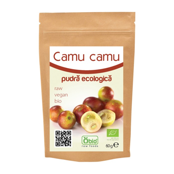Camu camu pulbere raw bio (60 grame)