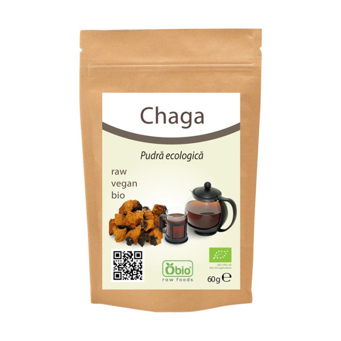 Chaga pulbere (60 grame)