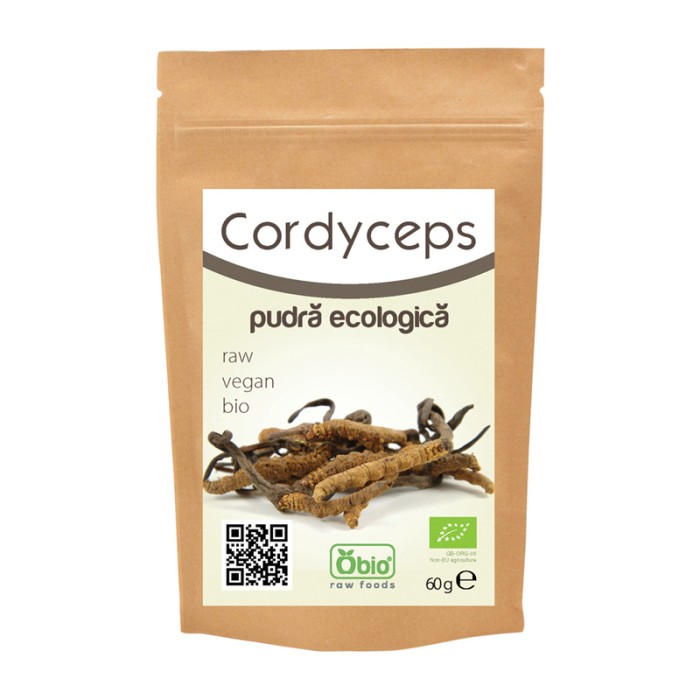 Cordyceps pulbere raw bio (60 grame)
