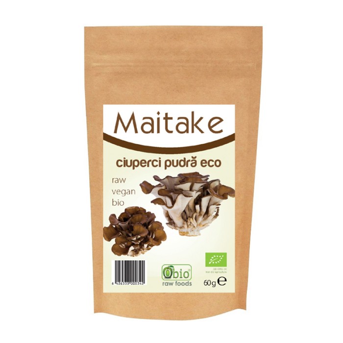 Maitake pulbere raw (60 grame)