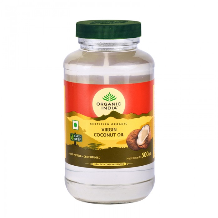 Ulei de cocos virgin presat la rece (500 ml), Organic India