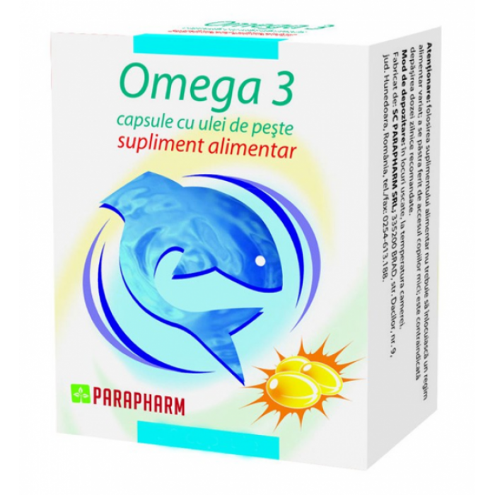 Quantumpharm, Omega 3 (90 capsule cu ulei de peste)