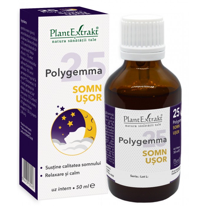 Polygemma 25 - Somn Usor (50 ml), Plantextrakt