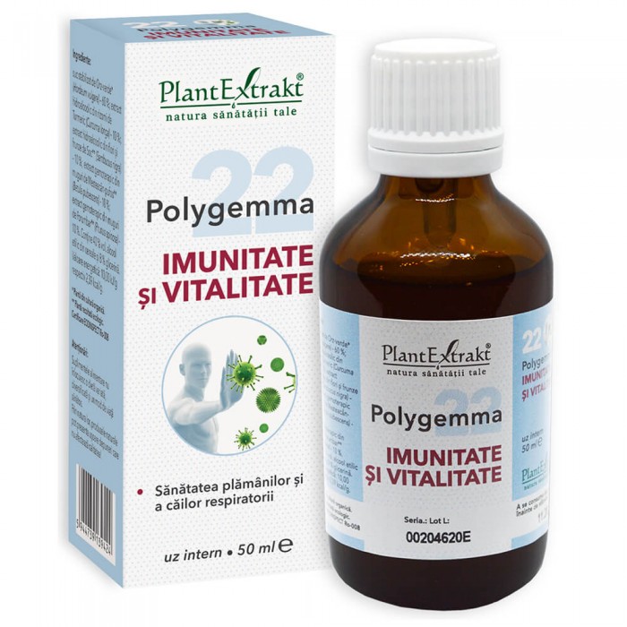 Polygemma 22 - Imunitate si Vitalitate (50 ml), Plantextrakt