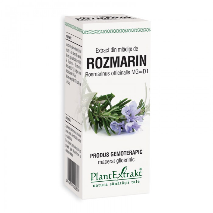 Extract din mladite de rozmarin - Rosmarinus Officinalis (50 ml), Plantextrakt
