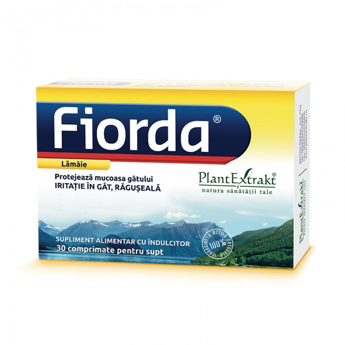 Fiorda - aroma de lamaie (30 comprimate), Plantextrakt