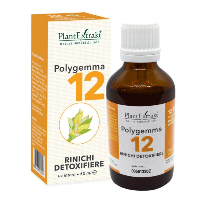 Polygemma 12 - Rinichi, detoxifiere (50 ml), Plantextrakt